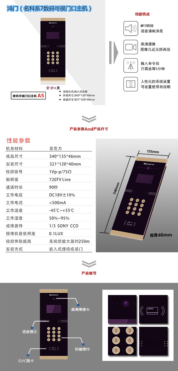 可視數(shù)碼樓宇單元主機(jī)